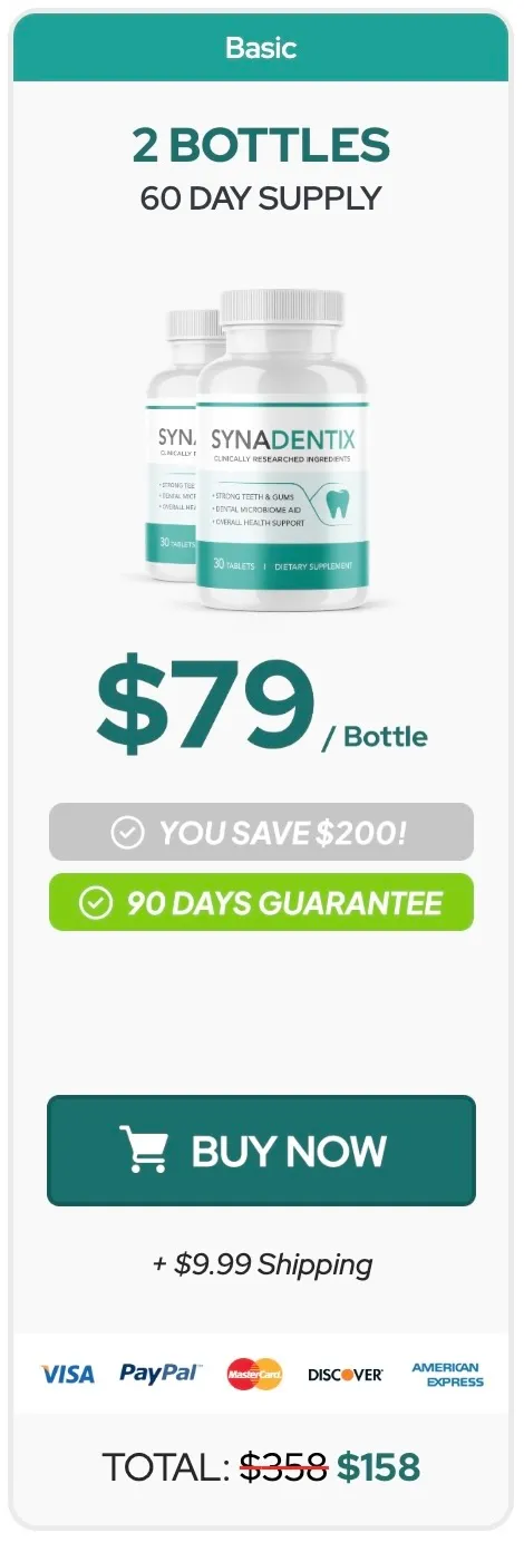 Synadentix one month supply bundle