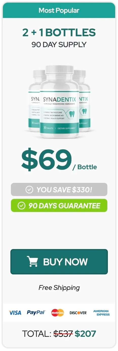 Synadentix three bottle popular pack
